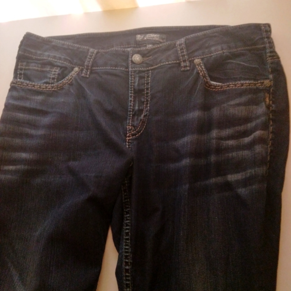 Silver Denim Jeans